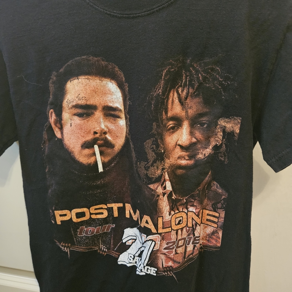 Post Malone/ 21 Savage tour shirt